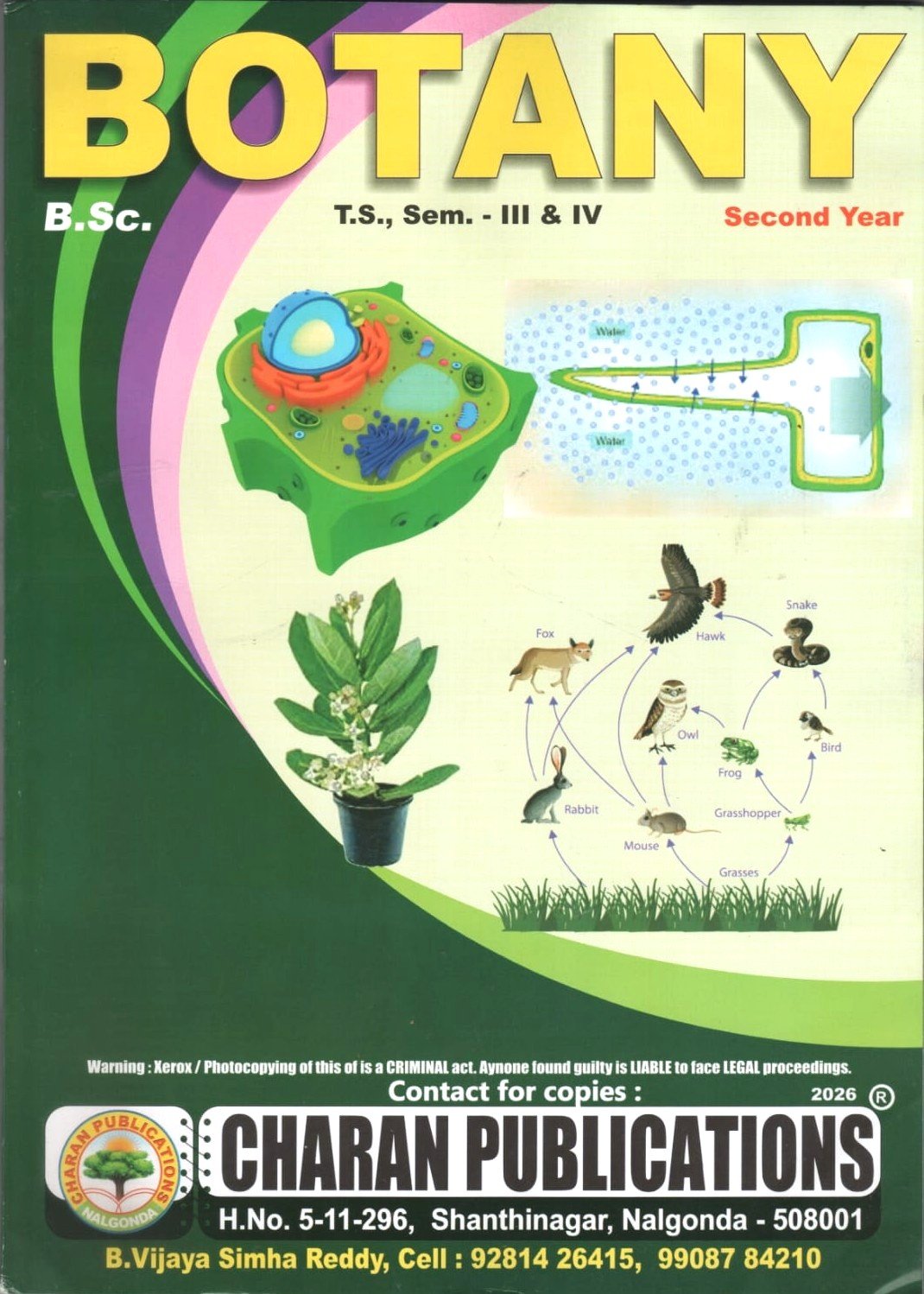 CHARAN PUBLICATIONS BSC  STUDY MATERIAL BOTANY  2ndYEAR