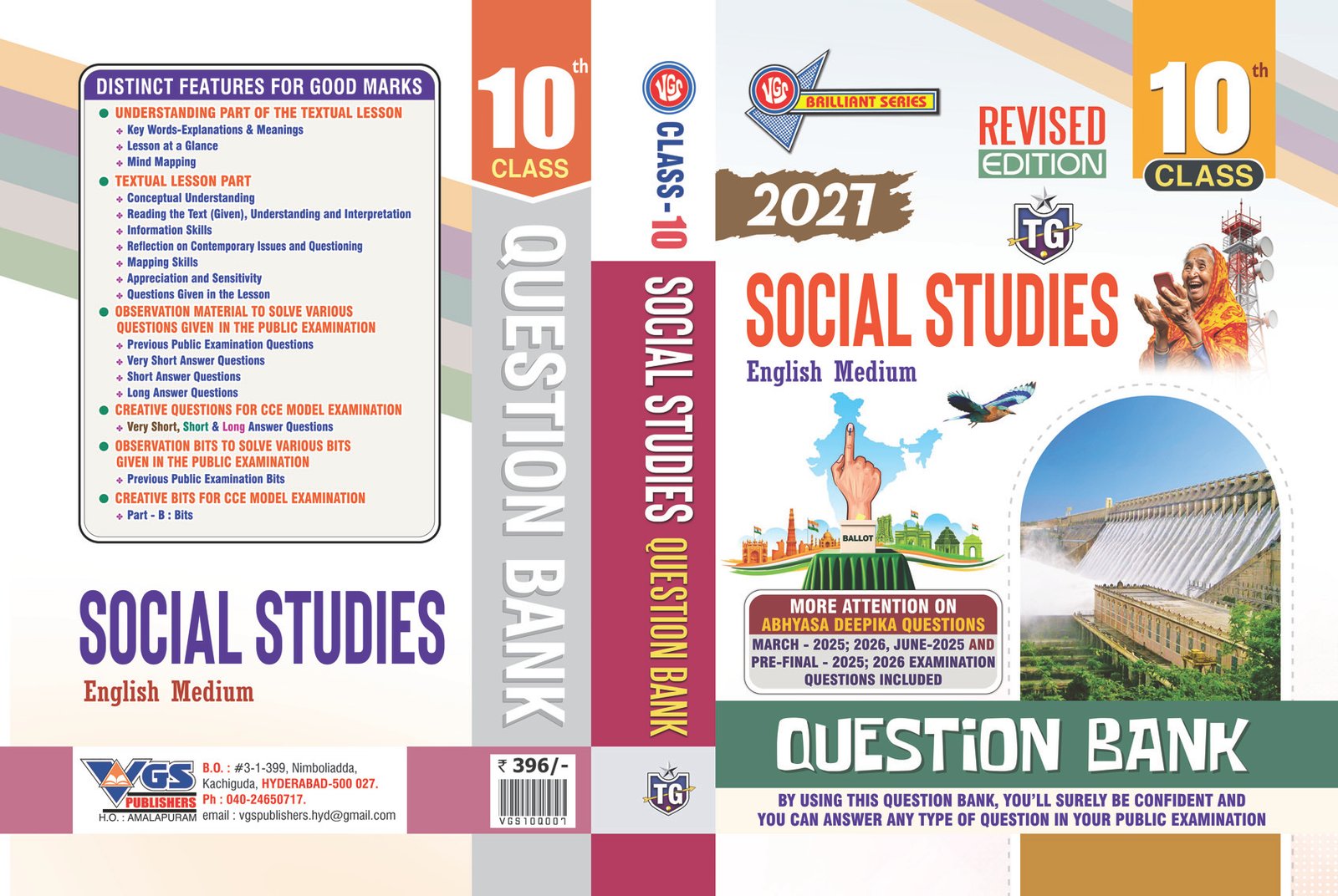 VGS GUIDE 10TH CLASS SOCIAL STUDIES 2027 TELANGANA QUESTIONBANK