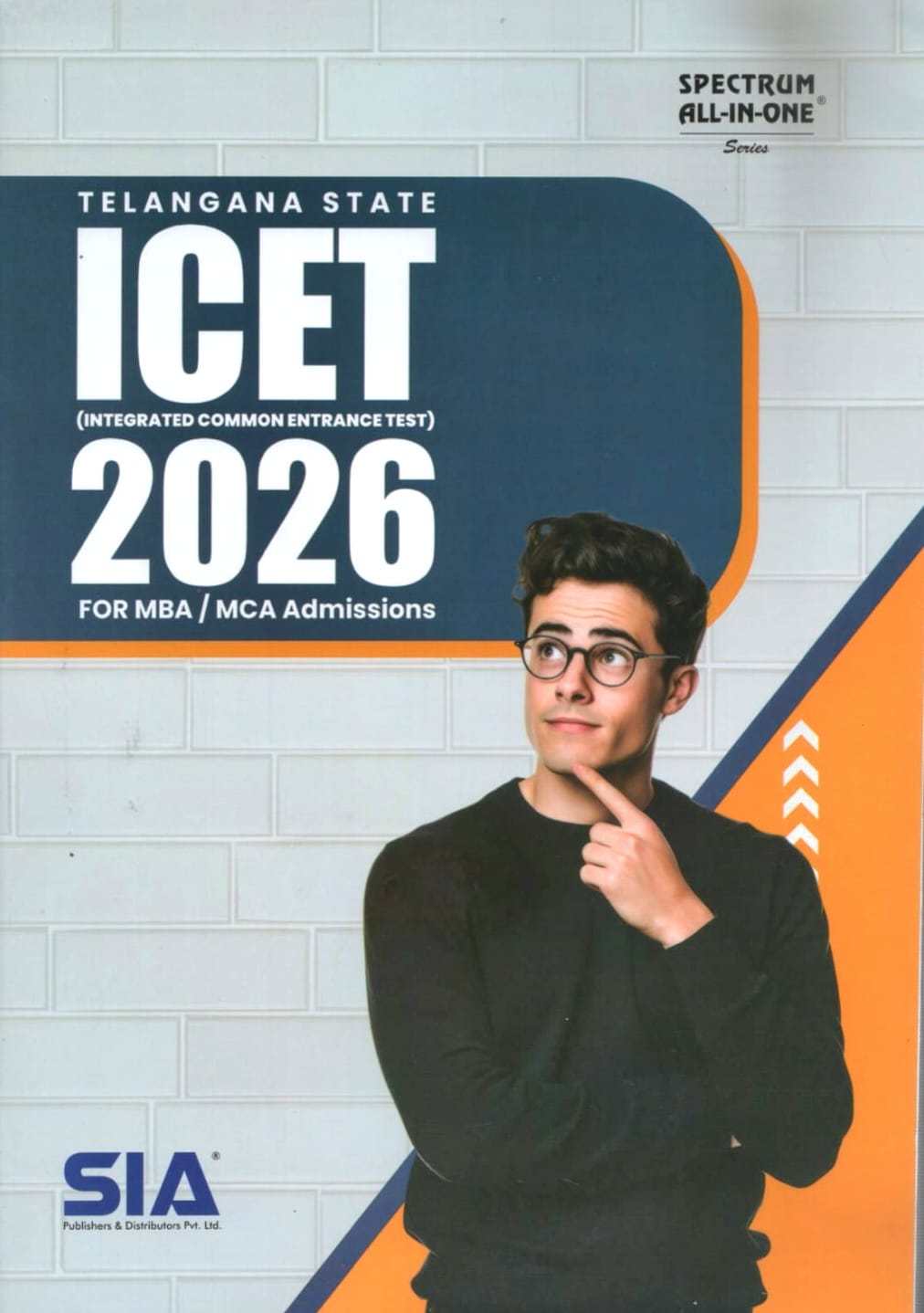 ICET BOOK FOR  MBA/MCA  ENGLISH MEDIUM 2026 SIA PUBLSIHERS-free shipping