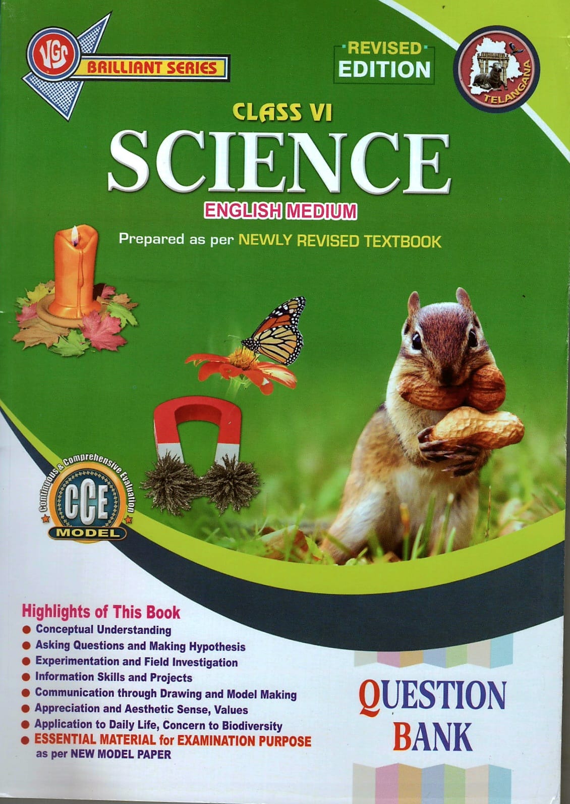 VGS QUESTIONBANK GUDIE 6 CLASS  SCIENCE