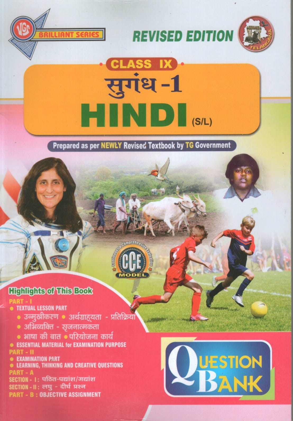 VGS QUESTIONBANK GUDIE 9th CLASS  Hindi