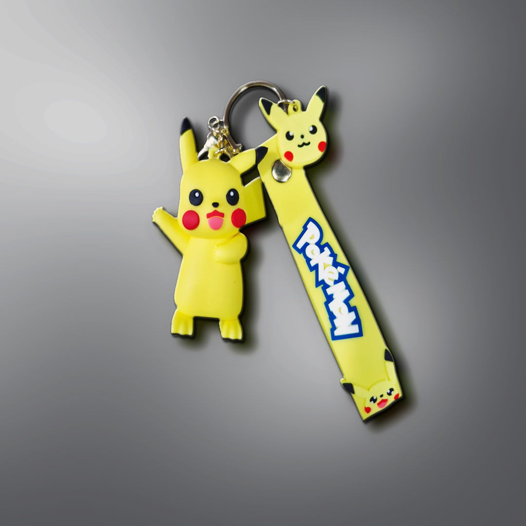 Pikachu  Pokemon 3D keychain Plastic