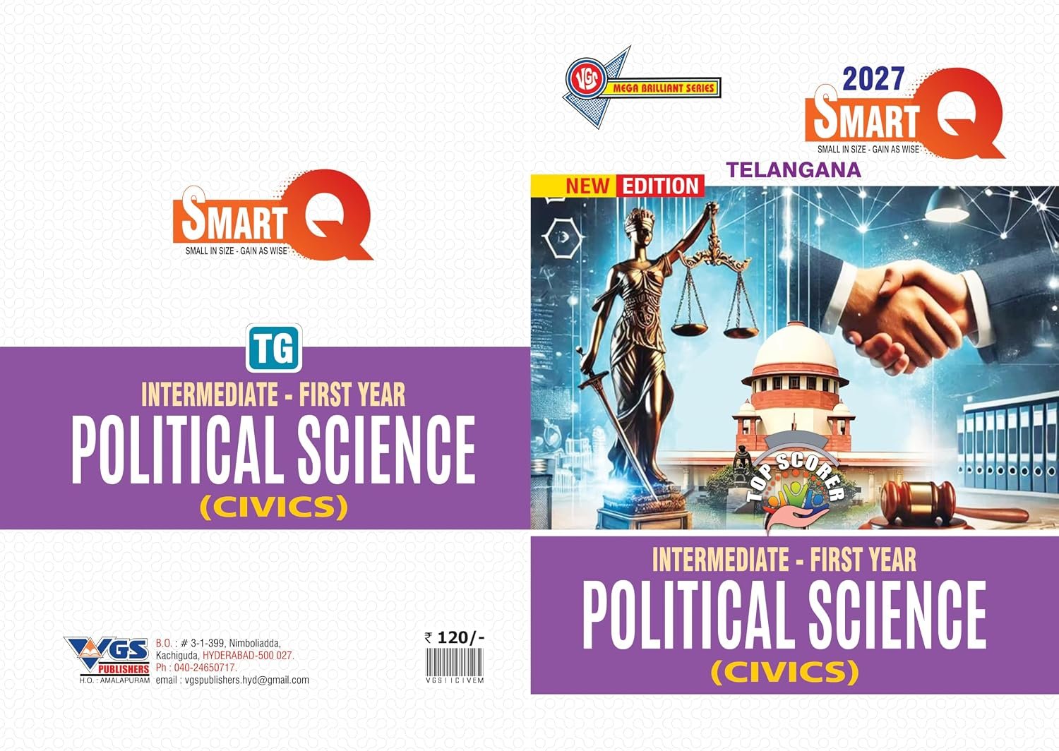 VGS  Inter 1st year Political Science SmartQ TG
