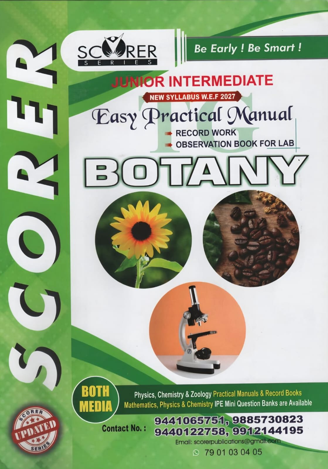Scorer Manual Junior Inter Botany TG